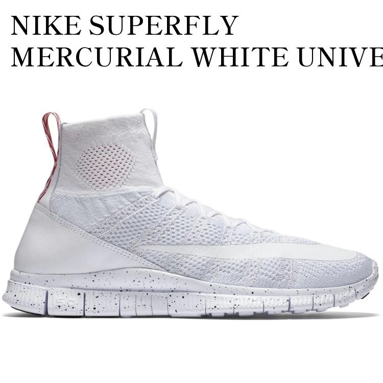 【海外限定 お取り寄せ商品】NIKE SUPERFLY MERCURIAL WHITE UNIVERSITY RED 805554-100 メンズ レディース 人気 おしゃれ|RAISE