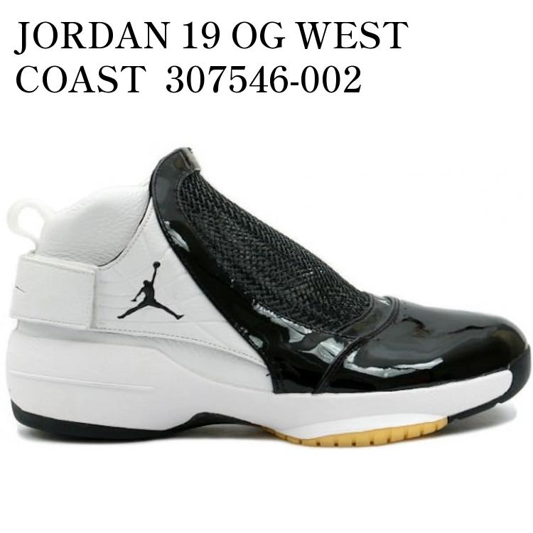 【海外限定 お取り寄せ商品】JORDAN 19 OG WEST COAST 307546-002 メンズ レディース 人気 おしゃれ