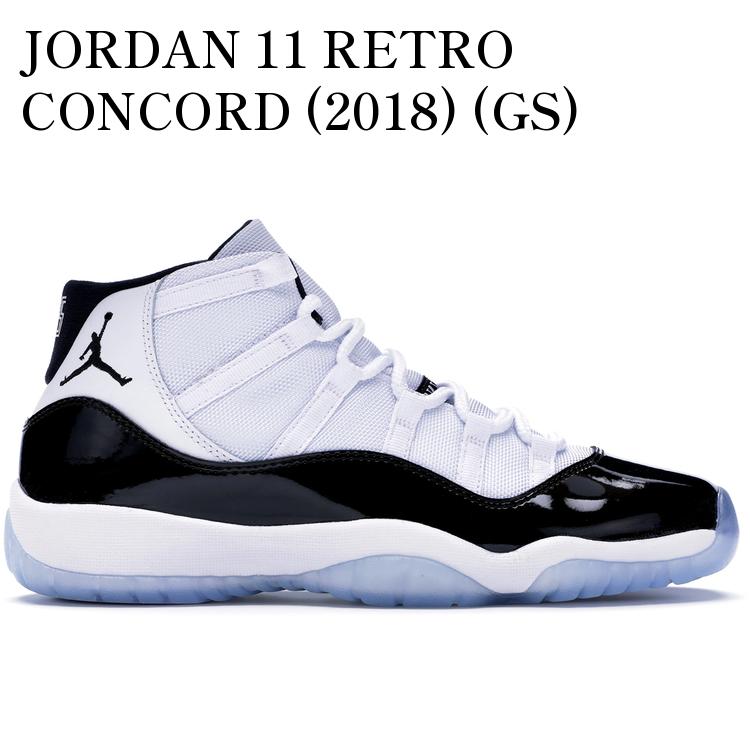 【海外限定 お取り寄せ商品】JORDAN 11 RETRO CONCORD (2018) (GS) 378038-100 メンズ レディース 人気 おしゃれ｜RAISE