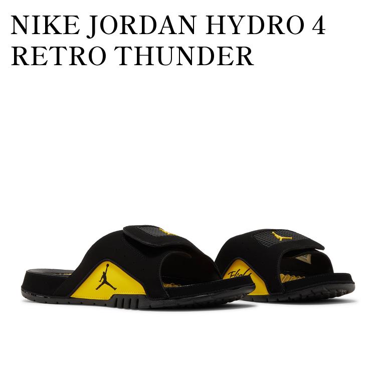 楽天市場】NIKE JORDAN HYDRO IV RETRO THUNDER black/tour