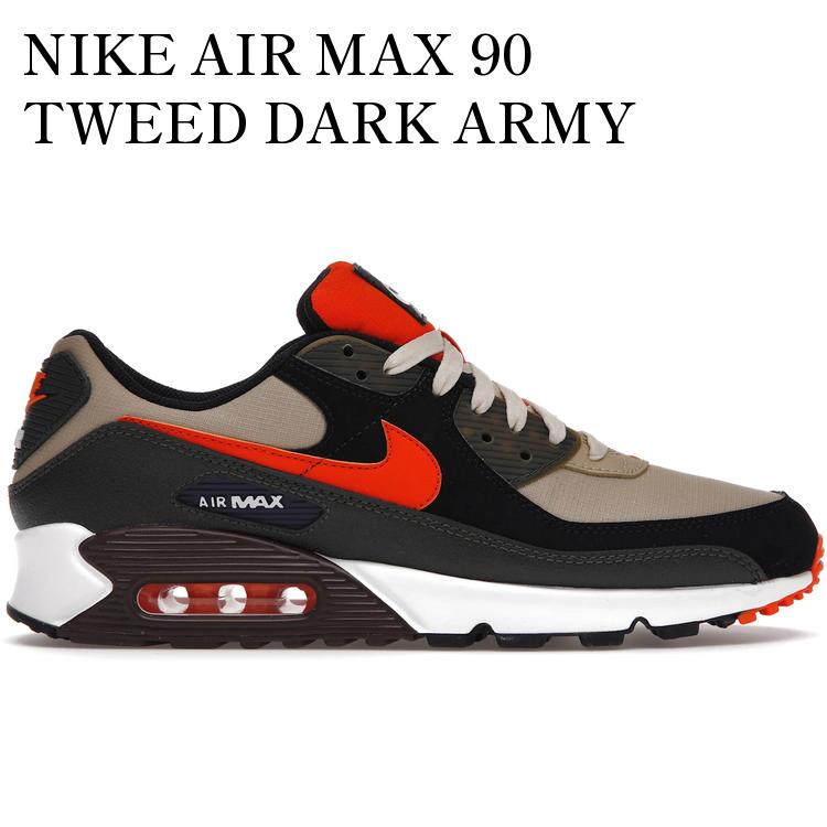 【海外限定 お取り寄せ商品】NIKE AIR MAX 90 TWEED DARK ARMY DH4619-200 メンズ レディース 人気 おしゃれ|RAISE