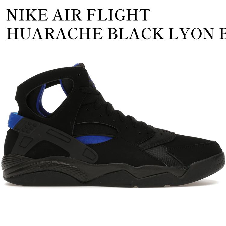 【海外限定 お取り寄せ商品】NIKE AIR FLIGHT HUARACHE BLACK LYON BLUE (2024) FD0188-002 メンズ レディース 人気 おしゃれ｜RAISE