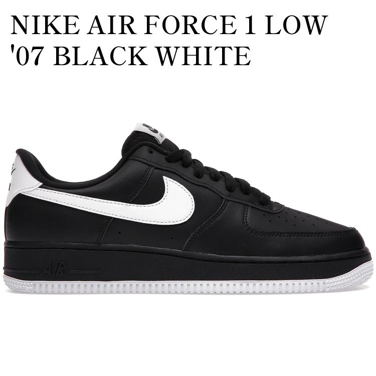 【海外限定 お取り寄せ商品】NIKE AIR FORCE 1 LOW '07 BLACK WHITE DC2911-002 メンズ レディース 人気 おしゃれ｜RAISE