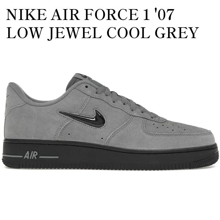 【海外限定 お取り寄せ商品】NIKE AIR FORCE 1 '07 LOW JEWEL COOL GREY BLACK HQ3827-001 メンズ レディース 人気 おしゃれ｜RAISE