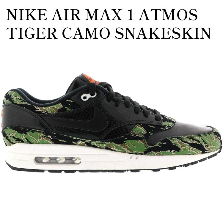 【海外限定 お取り寄せ商品】NIKE AIR MAX 1 ATMOS TIGER CAMO SNAKESKIN 512033-003 メンズ レディース 人気 おしゃれ|RAISE