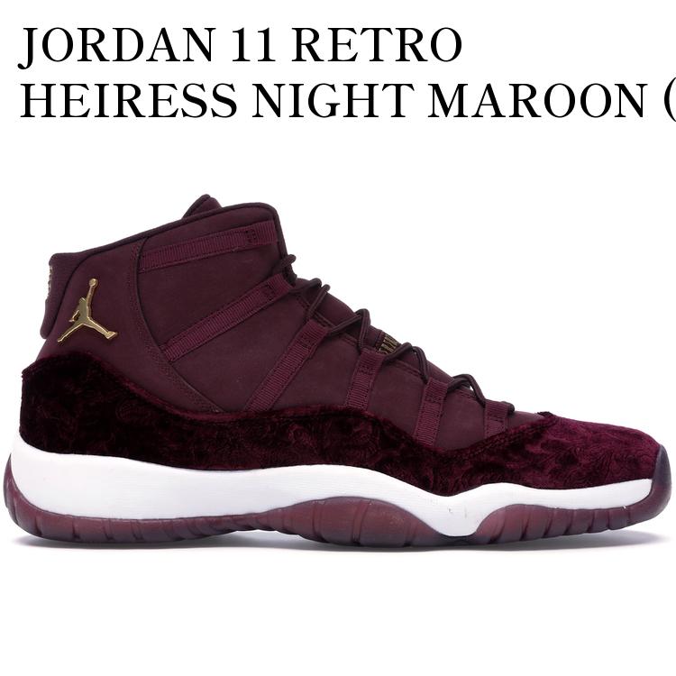 【海外限定 お取り寄せ商品】JORDAN 11 RETRO HEIRESS NIGHT MAROON (GS) 852625-650 メンズ レディース 人気 おしゃれ|RAISE