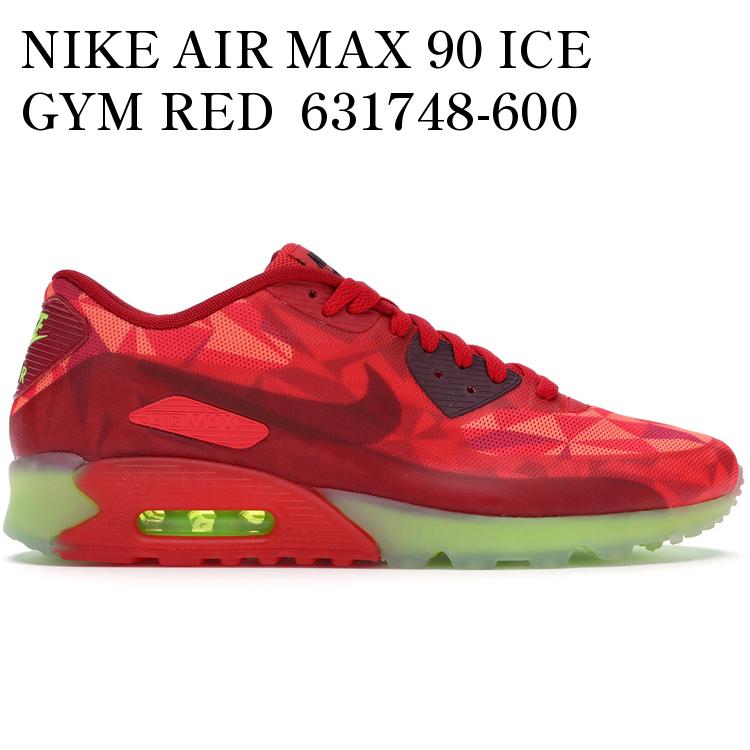 【海外限定 お取り寄せ商品】NIKE AIR MAX 90 ICE GYM RED 631748-600 メンズ レディース 人気 おしゃれ｜RAISE