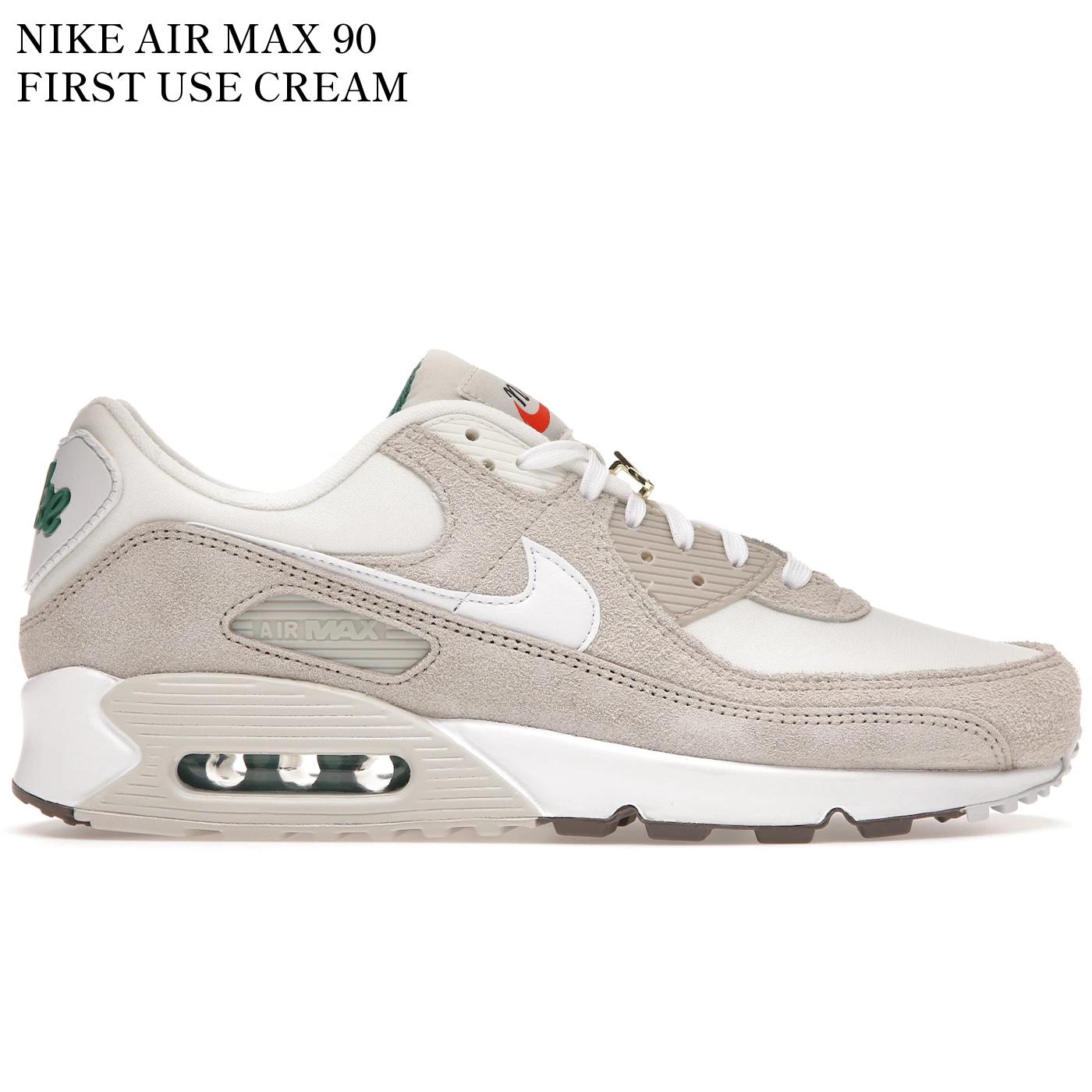 【海外限定 お取り寄せ商品】NIKE AIR MAX 90 FIRST USE CREAM DB0636-100 メンズ レディース 人気 おしゃれ|RAISE