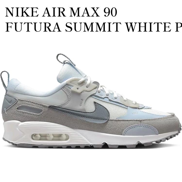 【海外限定 お取り寄せ商品】NIKE AIR MAX 90 FUTURA SUMMIT WHITE PURE PLATINUM (WOMEN'S) DM9922-103 メンズ レディース 人気 おしゃれ