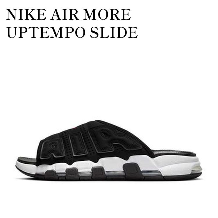 新品 ２６cm モアテンスライド モアテンサンダル　FJ6036-600 Amazon | AIR MORE UPTEMPO SLIDE UNIVERSITY RED/BLACK fj6036