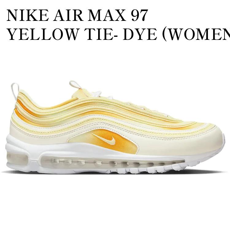 【海外限定 お取り寄せ商品】NIKE AIR MAX 97 YELLOW TIE- DYE (WOMEN'S) FN0321-100 メンズ レディース 人気 おしゃれ