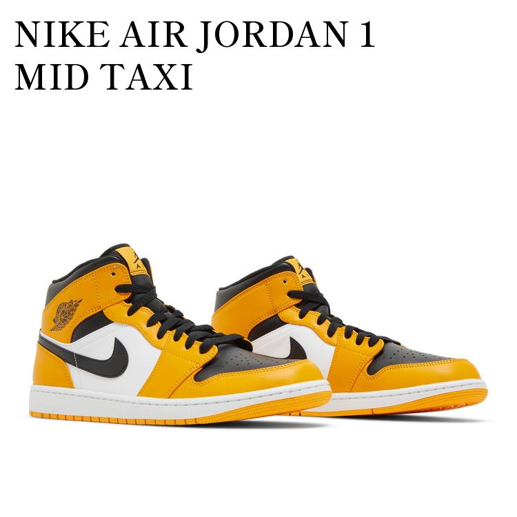 エアジョーダン1 taxi mid JORDAN BRAND AIR JORDAN 1 MID TAXI/BLACK-WHITE 22FA-I