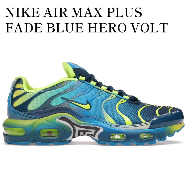 【海外限定 お取り寄せ商品】NIKE AIR MAX PLUS FADE BLUE HERO VOLT (GS) CT0962-401 メンズ レディース 人気 おしゃれ｜RAISE 26,748円