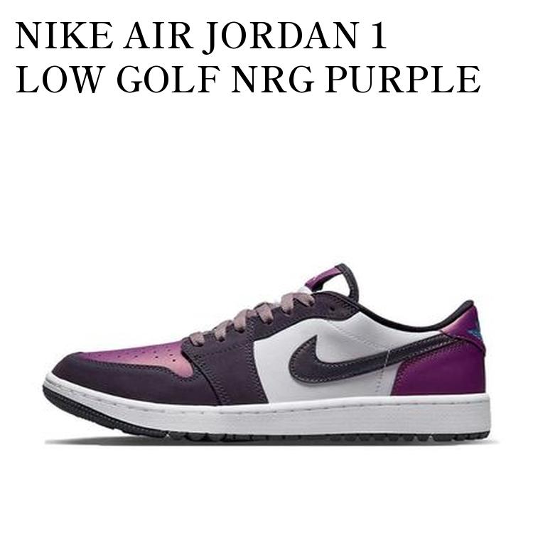 楽天市場】NIKE AIR JORDAN 1 LOW GOLF NRG wht/cave purple-purple