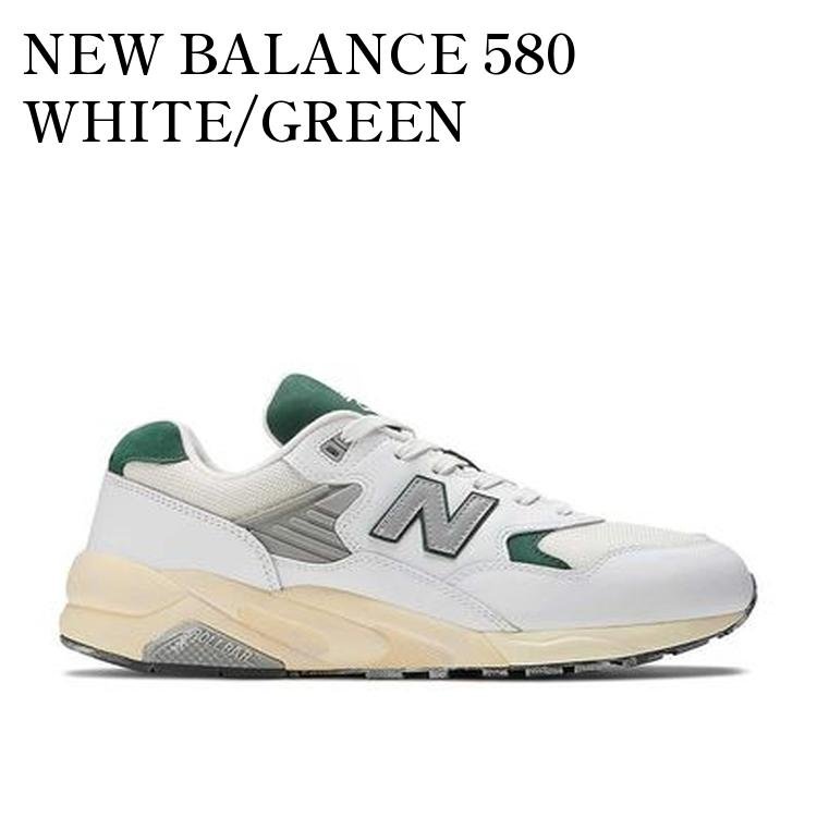 【お取り寄せ商品】NEW BALANCE 580 WHITE/GREEN ニューバランス 580 ホワイト/グリーン MT580RCA メンズ レディース