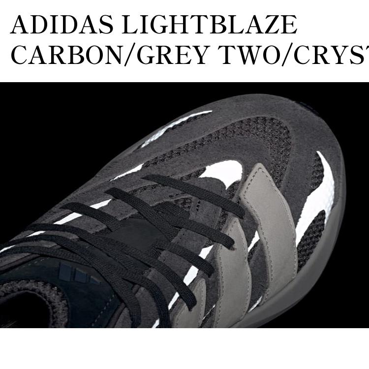 【お取り寄せ商品】ADIDAS LIGHTBLAZE CARBON/GREY TWO/CRYSTAL WHITE アディダス ライトブレイズ カーボン/グレーツー/クリスタルホワイト JQ9972 メンズ レディース 人気 おしゃれ画像