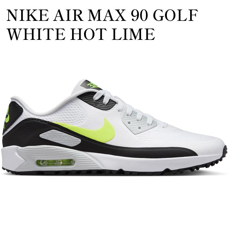 【海外限定 お取り寄せ商品】NIKE AIR MAX 90 GOLF WHITE HOT LIME HV9305-103 メンズ レディース 人気 おしゃれ