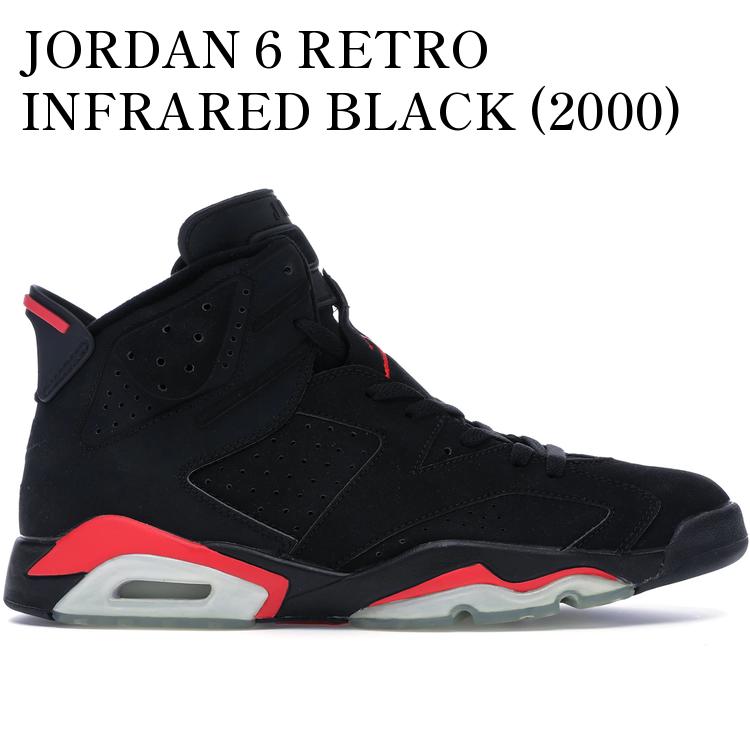 【海外限定 お取り寄せ商品】JORDAN 6 RETRO INFRARED BLACK (2000) 136038-061 メンズ レディース 人気 おしゃれ