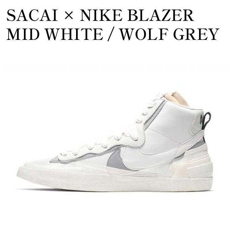 楽天市場】9e18 NIKE Sacai ナイキ サカイ コラボ BLAZER MID WHITE