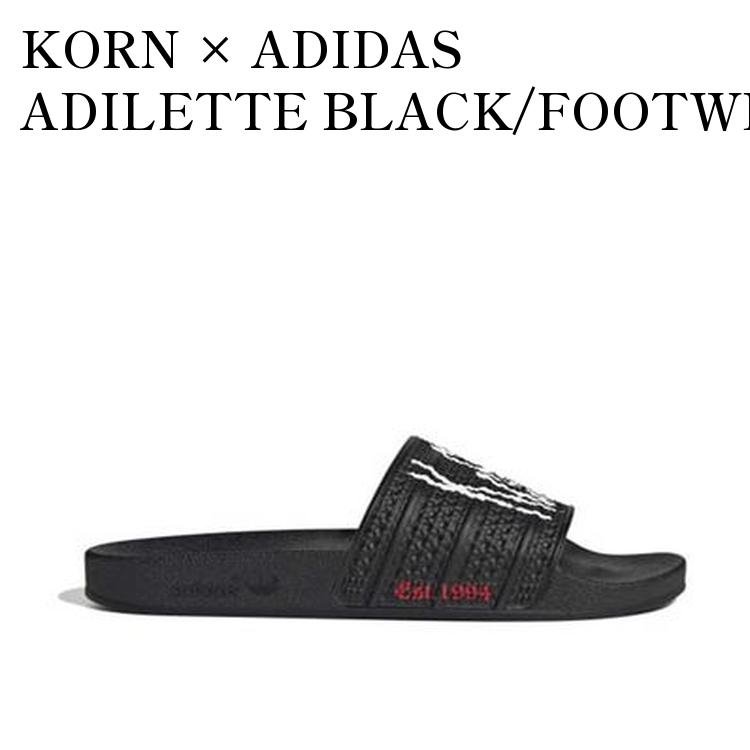 楽天市場】adidas ADILETTE × KORN アディダス アディレッタ × コーン
