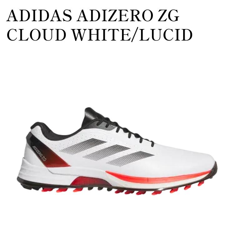 【お取り寄せ商品】ADIDAS ADIZERO ZG CLOUD WHITE/LUCID RED/CORE BLACK アディダス アディゼロ ZG クラウドホワイト/ルシッドレッド/コアブラック IE3530 メンズ レディース 人気 おしゃれ