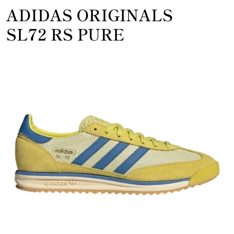 【お取り寄せ商品】ADIDAS ORIGINALS SL72 RS PURE SULFUR/FOCUS BLUE/POWDER YELLOW アディダスオリジナルス SL72 RS ピュアサルファー/フォーカスブルー/パウダーイエロー JH5101 メンズ レディース 人気 おしゃれ｜RAISE