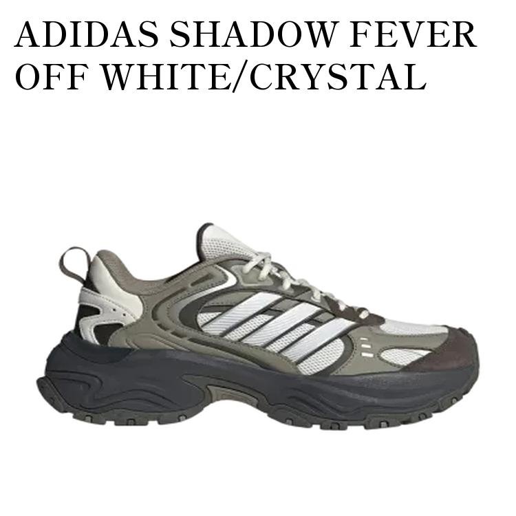 【お取り寄せ商品】ADIDAS SHADOW FEVER OFF WHITE/CRYSTAL WHITE/MATTE SILVER アディダス シャドウ フィーバー オフホワイト/クリスタルホワイト/マットシルバー JR0041 メンズ レディース 人気 おしゃれ