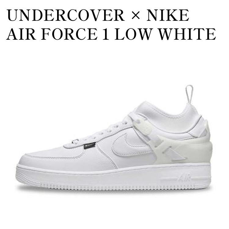 【お取り寄せ商品】UNDERCOVER &times; NIKE AIR FORCE 1 LOW WHITE アンダーカバー &times; ナイキ エアフォース1 ロー ホワイト DQ7558-101 メンズ レディース 人気 おしゃれ｜RAISE 25,900円