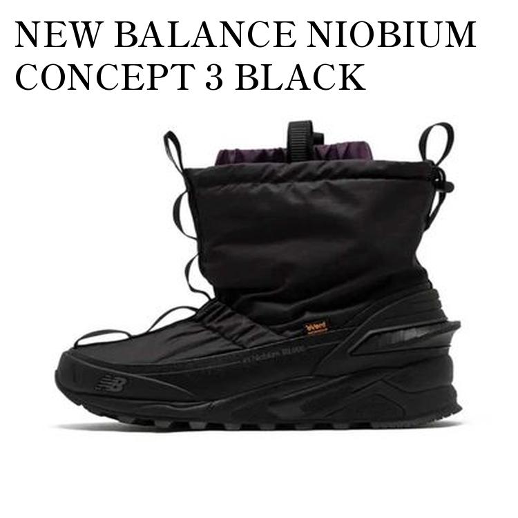 【お取り寄せ商品】NEW BALANCE NIOBIUM CONCEPT 3 BLACK ニューバランス ニオビウム コンセプト3 ブラック MSNB3BT メンズ レディース