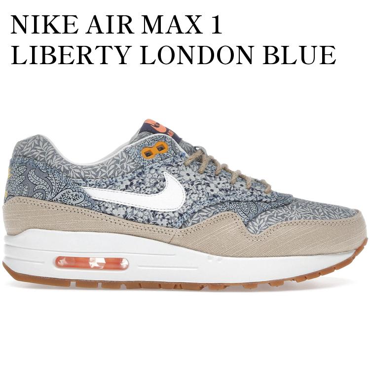 【海外限定 お取り寄せ商品】NIKE AIR MAX 1 LIBERTY LONDON BLUE (WOMEN'S) 540855-400 メンズ レディース 人気 おしゃれ