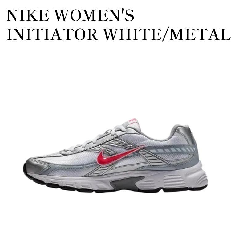 【お取り寄せ商品】NIKE WOMEN'S INITIATOR WHITE/METALLIC SILVER/MIST BLUE/CHERRY ナイキ ウィメンズ イニシエーター ホワイト/メタリックシルバー/ミストブルー/チェリー 394053-101 メンズ レディース 人気 おしゃれ