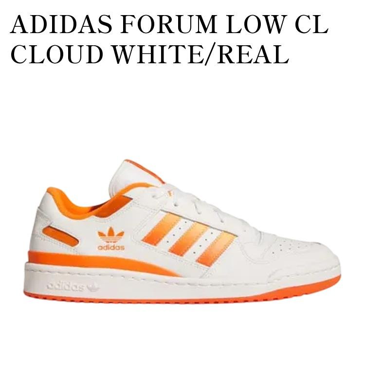 【お取り寄せ商品】ADIDAS FORUM LOW CL CLOUD WHITE/REAL GOLD/ORANGE アディダス フォーラム ロー CL クラウドホワイト/リアルゴールド/オレンジ JI3267 メンズ レディース 人気 おしゃれ｜RAISE