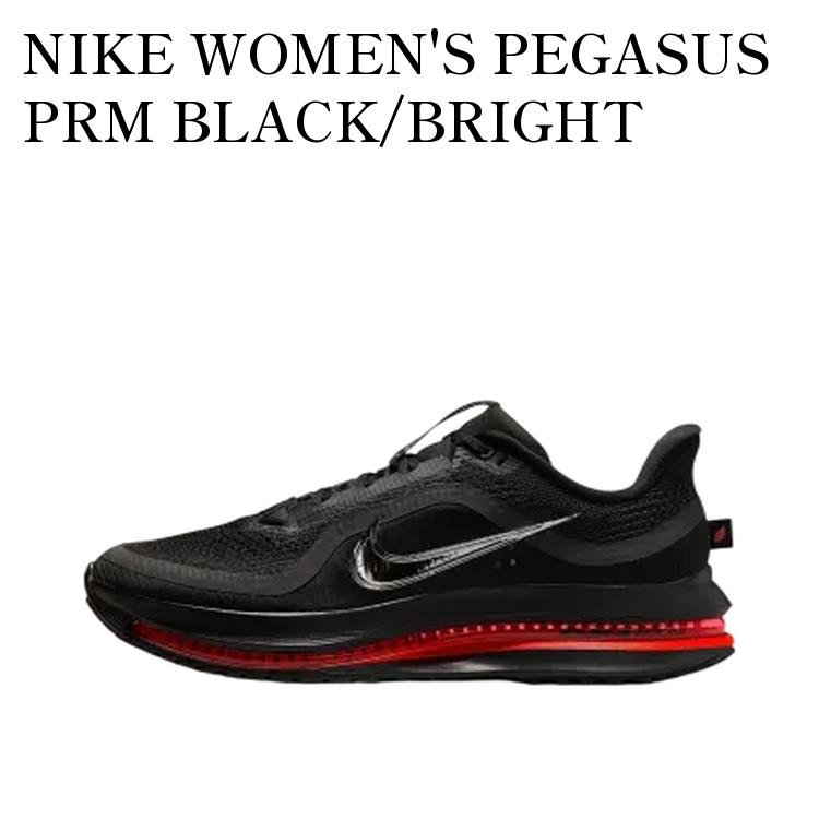【お取り寄せ商品】NIKE WOMEN'S PEGASUS PRM BLACK/BRIGHT CRIMSON/METALLIC SILVER ナイキ ウィメンズ ペガサス PRM ブラック/ブライトクリムゾン/メタリックシルバー HQ2593-003 メンズ レディース 人気 おしゃれ