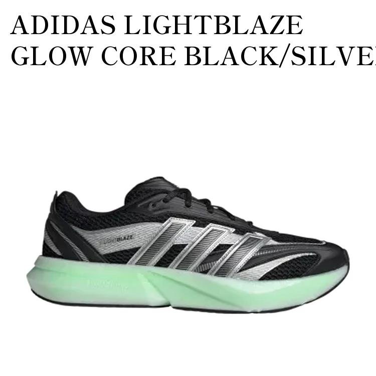 【お取り寄せ商品】ADIDAS LIGHTBLAZE GLOW CORE BLACK/SILVER METALLIC/LIME BURST アディダス ライトブレイズ グロー コアブラック/シルバーメタリック/ライムバースト JP6321 メンズ レディース 人気 おしゃれ｜RAISE
