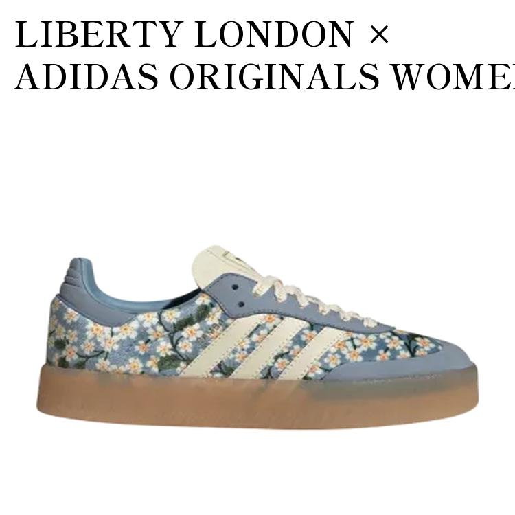 【お取り寄せ商品】LIBERTY LONDON &times; ADIDAS ORIGINALS WOMEN\'S SAMBAE FLORAL EMBROIDERY リバティ ロンドン &times; アディダスオリジナルス ウィメンズ サンベイ フローラルエンブロイダリー JQ6046 メンズ レディース 人気 おしゃれ｜RAISE