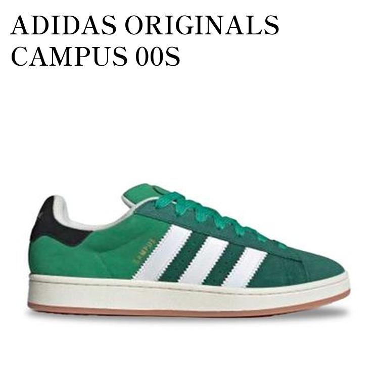 【お取り寄せ商品】ADIDAS ORIGINALS CAMPUS 00S GREEN/FOOTWEAR WHITE/COLLEGE GREEN アディダス オリジナルス キャンパス 00S グリーン/フットウェアホワイト/カレッジグリーン ID2048 メンズ レディース 人気 おしゃれ|RAISE