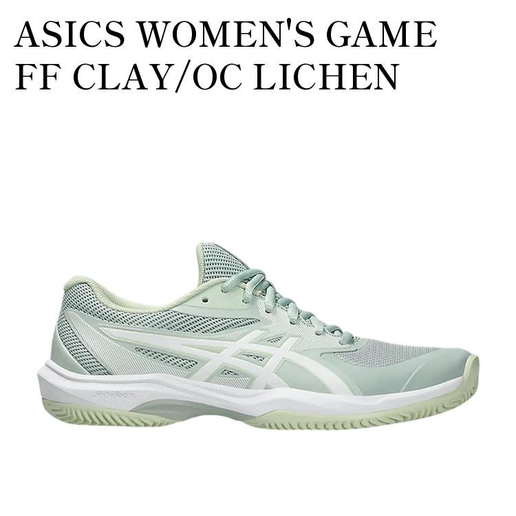 【お取り寄せ商品】ASICS WOMEN'S GAME FF CLAY/OC LICHEN ROCK/WHITE アシックス ウィメンズ ゲーム FF CLAY/OC ライケンロック/ホワイト 1042A282-300 メンズ レディース 人気 おしゃれ｜RAISE