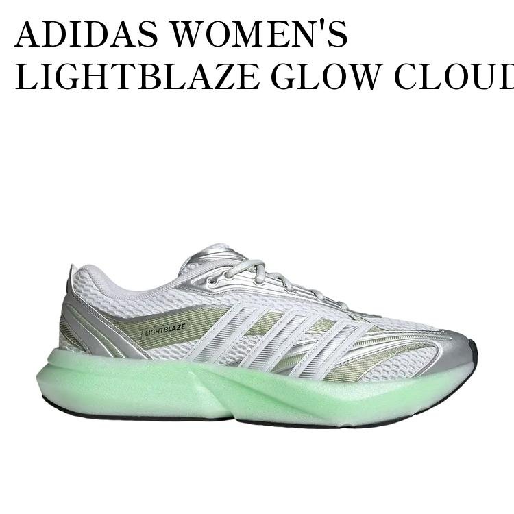 【お取り寄せ商品】ADIDAS WOMEN'S LIGHTBLAZE GLOW CLOUD WHITE/SILVER METALLIC/MAGIC LIME MET アディダス ウィメンズ ライトブレイズ グロー クラウドホワイト/シルバーメタリック/マジックライムメタリック JP6328 メンズ レディース 人気 おしゃれ｜RAISE
