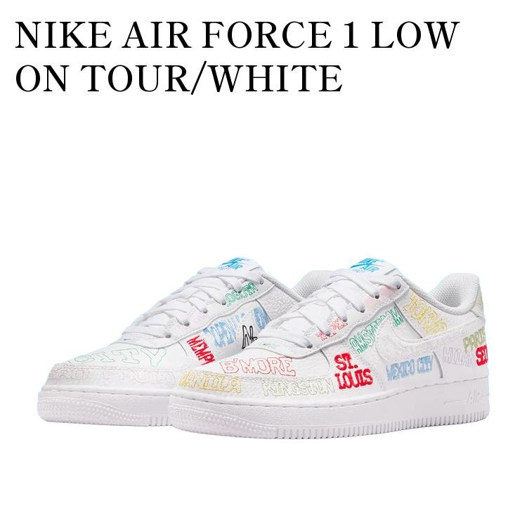 【お取り寄せ商品】NIKE AIR FORCE 1 LOW ON TOUR/WHITE ナイキ エアフォース1 ロー オンツアー/ホワイト II1549-100 メンズ レディース 人気 おしゃれ
