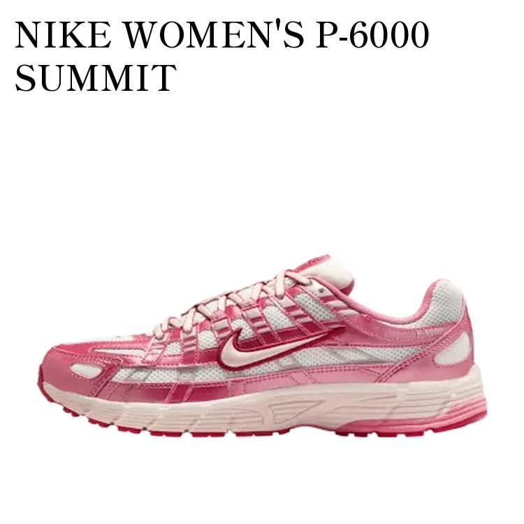 【お取り寄せ商品】NIKE WOMEN'S P-6000 SUMMIT WHITE/PEONY/TEAM CRIMSON/SILT RED ナイキ ウィメンズ P-6000 サミットホワイト/ピオニー/チームクリムゾン/シルトレッド IO3496-100 メンズ レディース 人気 おしゃれ|RAISE