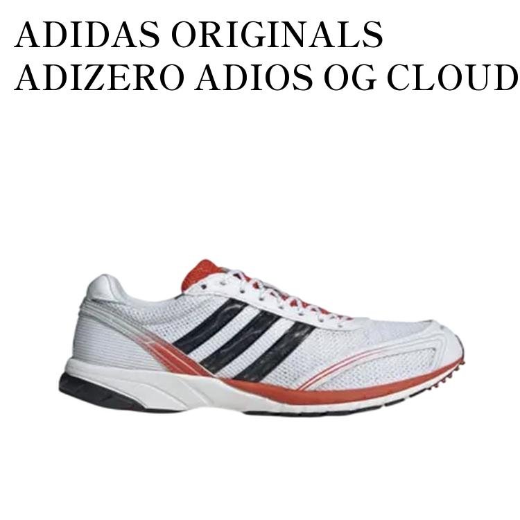 【お取り寄せ商品】ADIDAS ORIGINALS ADIZERO ADIOS OG CLOUD WHITE/PRELOVED RED/CORE BLACK アディダスオリジナルス アディゼロ アディオス OG クラウドホワイト/プリラヴドレッド/コアブラック JH9972 メンズ レディース 人気 おしゃれ｜RAISE