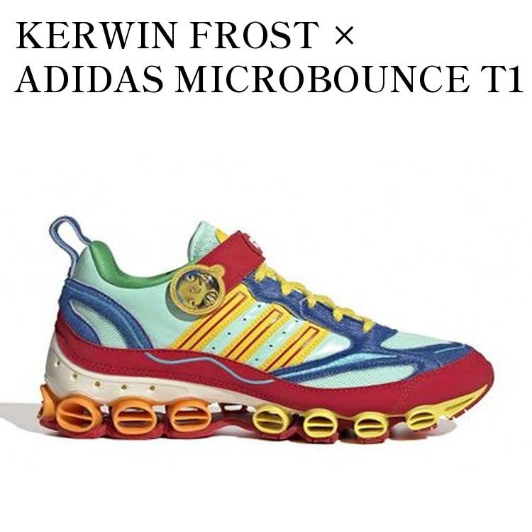 【お取り寄せ商品】KERWIN FROST × ADIDAS MICROBOUNCE T1 MULTI COLOR カーウィン・フロスト × アディダス マイクロバウンス T1 マルチカラー GX6447 メンズ レディース 人気 おしゃれ|RAISE