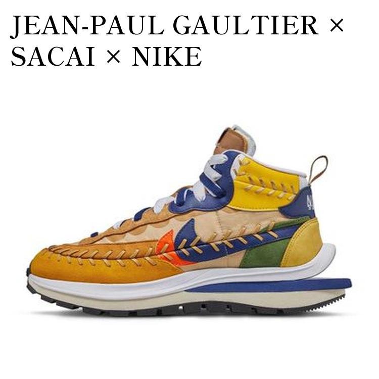 【お取り寄せ商品】JEAN-PAUL GAULTIER &times; SACAI &times; NIKE VAPORWAFFLE SESAME/MULTI COLOR ジャンポール・ゴルチエ &times; サカイ &times; ナイキ ヴェイパーワッフル セサミ/マルチカラー DH9186-200 メンズ レディース 人気 おしゃれ｜RAISE