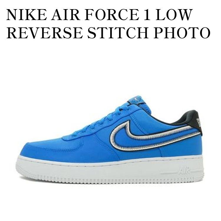 【お取り寄せ商品】NIKE AIR FORCE 1 LOW REVERSE STITCH PHOTO BLUE ナイキ エアフォース ロー リバース リバース ステッチ フォト ブルー CD0886-400 メンズ レディース 人気 おしゃれ|RAISE