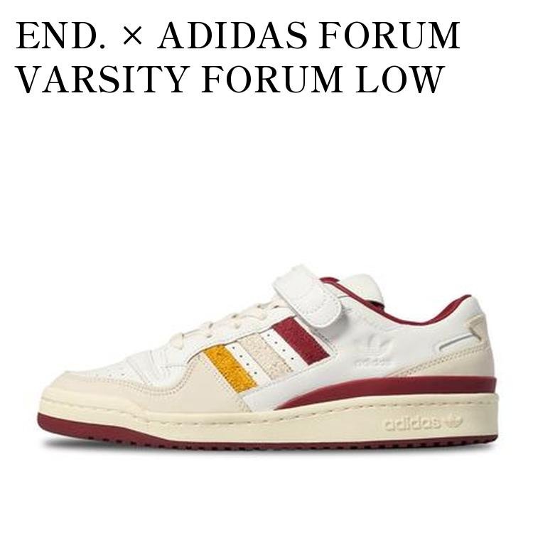 【お取り寄せ商品】END. × ADIDAS FORUM VARSITY FORUM LOW BURGUNDY エンド × アディダス フォーラム バーシティ フォーラム ロー バーガンディ HR1525 メンズ レディース 人気 おしゃれ 27,008円