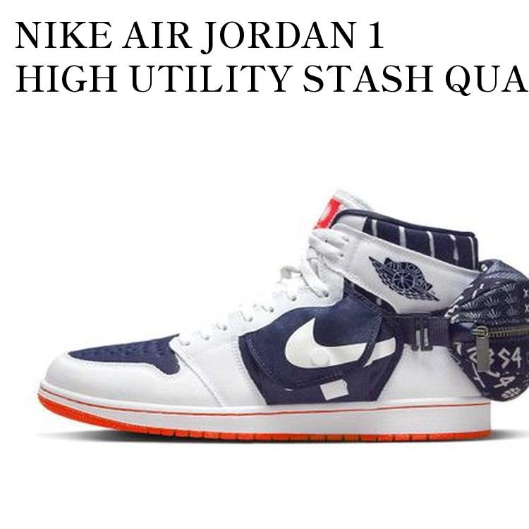【お取り寄せ商品】NIKE AIR JORDAN 1 HIGH UTILITY STASH QUAI 54 ナイキ エアジョーダン1 ハイ ユーティリティ スタッシュ クアイ54 DV1717-100 メンズ レディース 人気 おしゃれ
