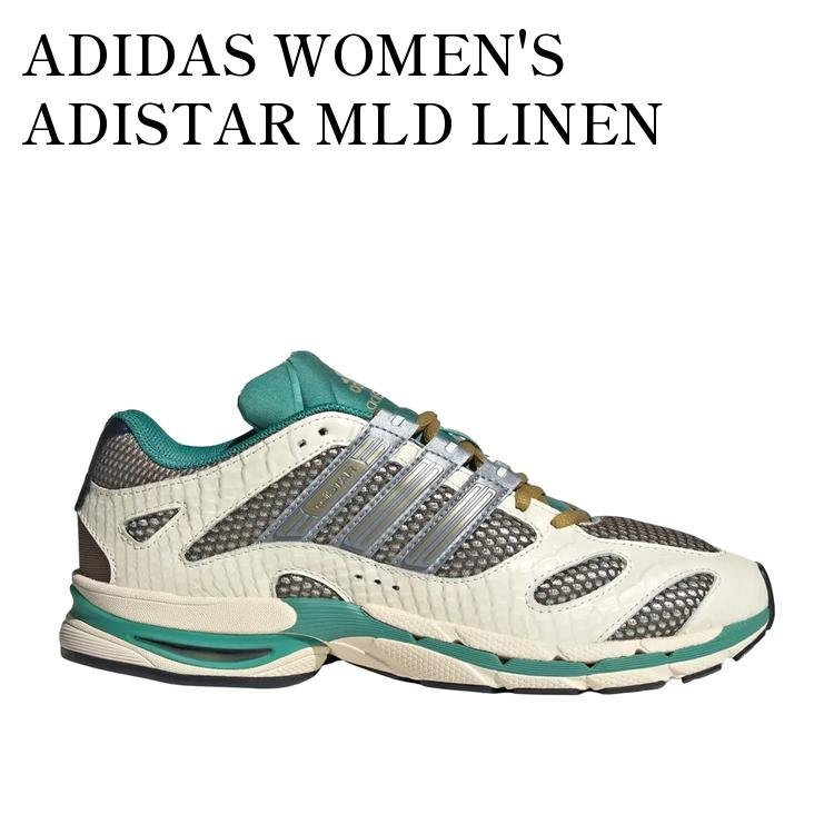 【お取り寄せ商品】ADIDAS WOMEN'S ADISTAR MLD LINEN GREEN/TECH GREY METALLIC アディダス ウィメンズ アディスター MLD リネングリーン/テックグレーメタリック KJ4895 メンズ レディース 人気 おしゃれ|RAISE