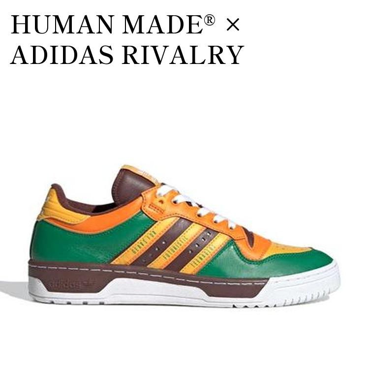 【お取り寄せ商品】HUMAN MADE®? × ADIDAS RIVALRY GREEN/YELLOW/BROWN ヒューマン メイド®?×アディダス ライバルリー グリーン/イエロー/ブラウン FY1084 メンズ レディース 人気 おしゃれ|RAISE