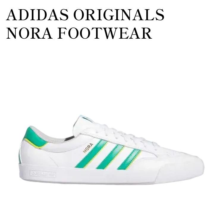 【お取り寄せ商品】ADIDAS ORIGINALS NORA FOOTWEAR WHITE/COURT GREEN/YELLOW アディダスオリジナルス ノラ フットウェアホワイト/コートグリーン/イエロー IF2069 メンズ レディース 人気 おしゃれ｜RAISE