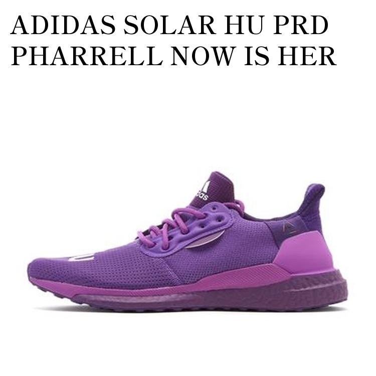 【お取り寄せ商品】ADIDAS SOLAR HU PRD PHARRELL NOW IS HER TIME PACK PURPLE アディダス ファレル・ウィリアムス ソーラー フー PRD ピーアールディー ナウ イズ ハー タイム パック パープル EG7770 メンズ レディース 人気 おしゃれ｜RAISE